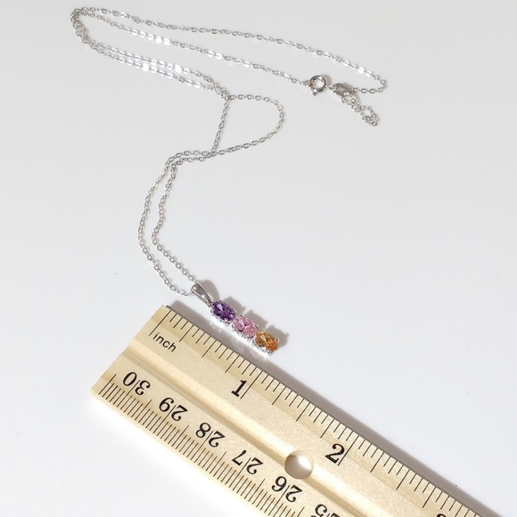 Swarovski Crystals Pendant Necklace Multi Color - Picture 6 of 8
